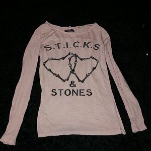 Sticks & Stones Long Sleeve Tee